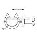  Embase Fixe-tubes pour tiges f 