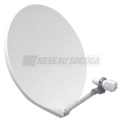  PARABOLE 65 CM FIBRE + LNB UNI 