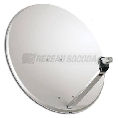  PARABOLE 80 CM ACIER + LNB UNI 