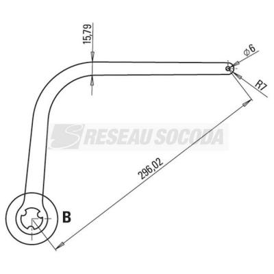  paire de bras nd1 blanc ral 90 