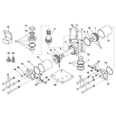  750 - verin standard ouverture 
