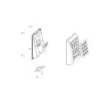  kit face avant clavier keypad 