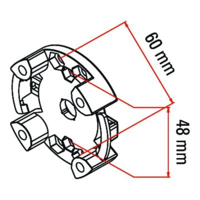  tm2 sup45 - clip support_1pc 
