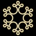  KANNIK-Motif flocon H0,33m 