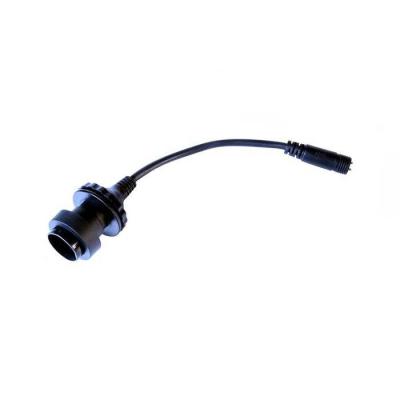  Adaptateur E27 -L.0,28m - noir 