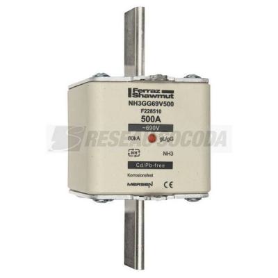  NH 3 500A 690V GG 
