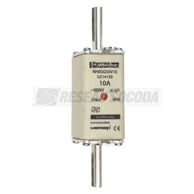  NH 0 10A 500V GG 