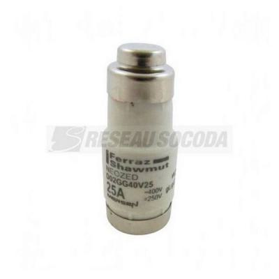  D02-FUSE 400V 25A GG 
