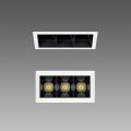  M3 encastr� Led 8W blanc Ip40I 