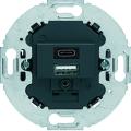  USB A+C Prise de chargement � 