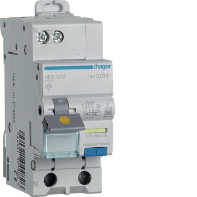  Disj,dif, 1P+N 3kA C-20A 30mA 