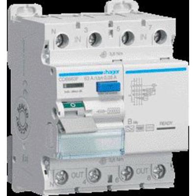  Inter, diff, 3P+N 63A 30mA  B 