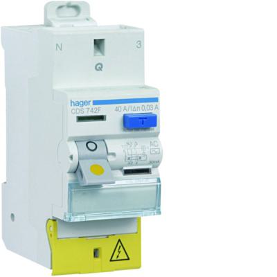  Inter, diff, 2P 40A 30mA AC Sa 