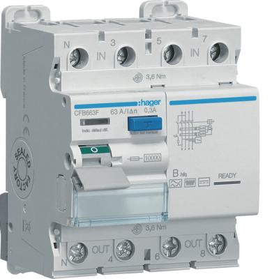  Inter, diff, 3P+N 63A 300mA B 