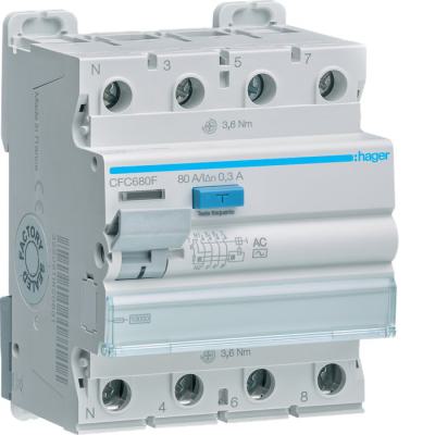  Inter, diff, 3P+N 80A 300mA AC 