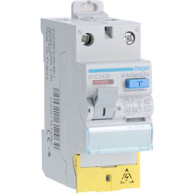  Inter, diff, 2P 40A 300mA AC b 
