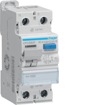  Inter, diff, 1P+N 80A 300mA AC 