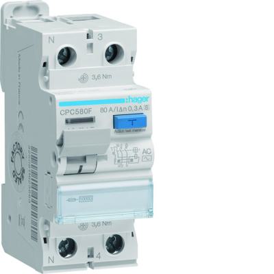  Inter, diff, 1P+N 80A 300mA AC 