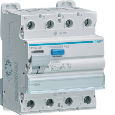  Inter, diff, 3P+N 100A 300mA A 