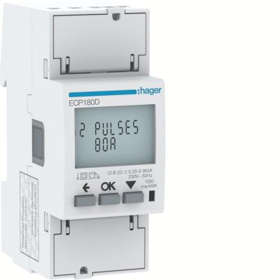  Compteur mono direct 80A 2M S0 