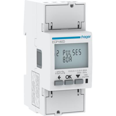  Compteur mono direct 80A 2M S0 