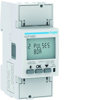  Compteur mono direct 80A 2M S0 