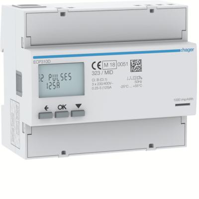  Compteur tri direct 125A 6M S0 