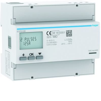  Compteur tri direct 125A 6M S0 