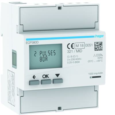  Compteur tri direct 80A 4M S0 
