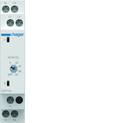  Relais contr�le phase 3P(N) 1C 