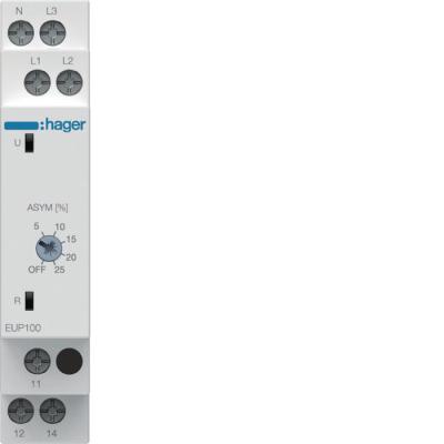  Relais contr�le phase 3P(N) 1C 