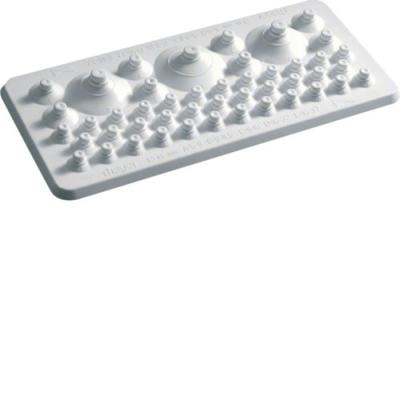  Plaque passe-c�bles, univers, 