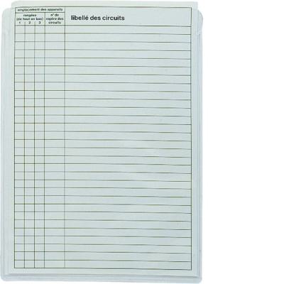  Jeu de 10 pochettes � plan A5 