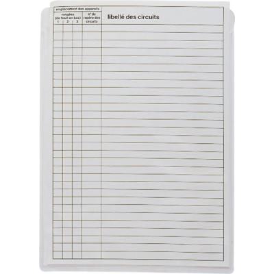  Jeu de 10 pochettes � plan A5 