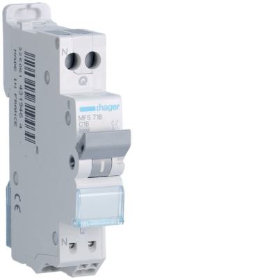  Disjoncteur 1P+N 3kA C-16A San 