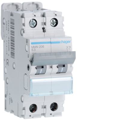  Disj, mag, 2P 25kA 6,3A 400V 