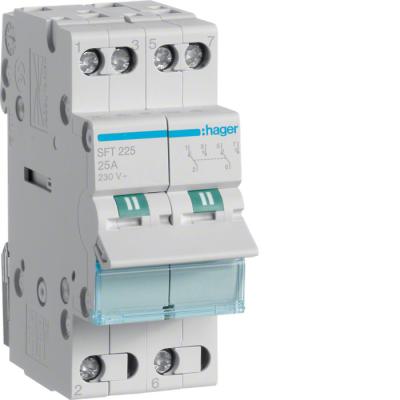  Inverseur 2P 25A, amont, I-0-I 