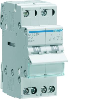  Inverseur 2P 25A, amont, I-0-I 