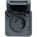  cubyko PC 2P+T saillie gris 