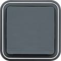  PC 2P+T Cubyko encastr� Gris 