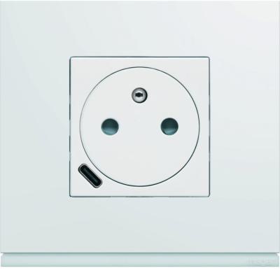  Prise 2P+T + USB C gallery pur 