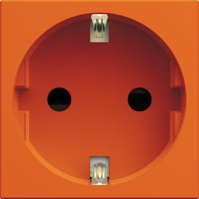  PC Schuko gallery 2P+T orange 