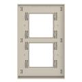  Plaque gallery 2P V57mm sand 