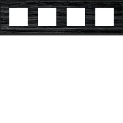  Plaque gallery 4P H71mm coal 
