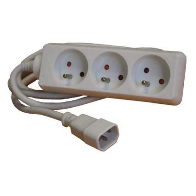  ADAPTATEUR IEC-C14 / 3 prises 