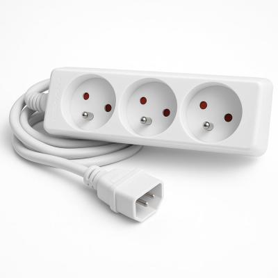  ADAPTATEUR IEC-C14 / 3 prises 