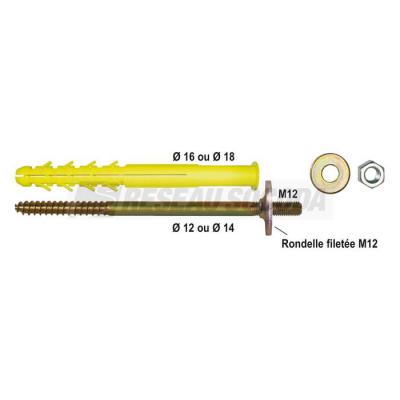  VIS PENTURE 7 X  45 ZINGUE-NOI 