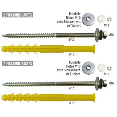  FIXATION SUPPORT DE CLIM 16 X 