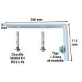  CONSOLE CHAUFFE-EAU MURAL PLAT 