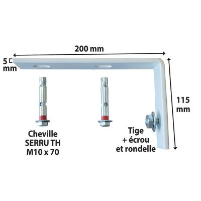  CONSOLE CHAUFFE-EAU MURAL PLAT 